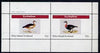 Eynhallow 1982 Water Birds perf,sheetlet containing complete set of 2 values (40p & 60p) unmounted mint