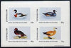 Eynhallow 1981 Ducks #2 imperf,set of 4 values (10p to 75p) unmounted mint