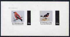 Eynhallow 1982 Birds #17 imperf,set of 2 values (40p & 60p) unmounted mint