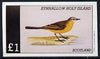 Eynhallow 1982 Birds #17 imperf,souvenir sheet (£1 value) unmounted mint