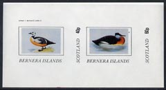 Bernera 1982 Ducks #4 imperf,set of 2 values (40p & 60p) unmounted mint