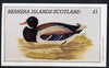 Bernera 1982 Ducks #4 imperf,souvenir sheet (£1 value) unmounted mint