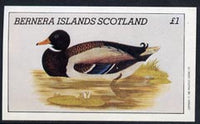 Bernera 1982 Ducks #4 imperf,souvenir sheet (£1 value) unmounted mint