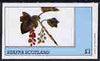 Staffa 1982 Flowers #08 imperf,souvenir sheet (£1 value) unmounted mint