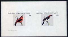 Bernera 1982 Birds #09 imperf,set of 2 values (40p & 60p) unmounted mint