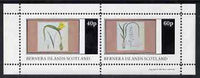 Bernera 1981 Flowers #04 perf,set of 2 values (40p & 60p) unmounted mint