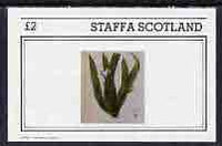 Staffa 1982 Flowers #09 imperf,deluxe sheet (£2 value) unmounted mint