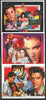 Sahara Republic 1996 Elvis Presley set of three perf miniature sheets unmounted mint