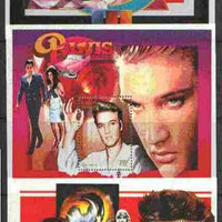 Sahara Republic 1996 Elvis Presley set of three perf miniature sheets unmounted mint