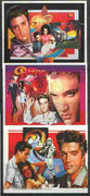 Sahara Republic 1996 Elvis Presley set of three perf miniature sheets unmounted mint