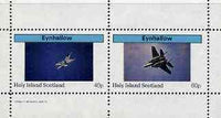 Eynhallow 1982 Military Jets #2 perf,set of 2 values (40p & 60p) unmounted mint