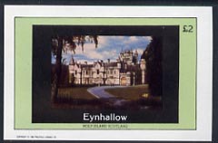 Eynhallow 1982 Royal Residences (Balmoral Castle) imperf,deluxe sheet (£2 value) unmounted mint