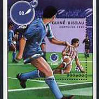 Guinea - Bissau 1988 Essen '88 Stamp Fair & European Football Championships, unmounted mint m/sheet, SG MS 1028, Mi BL 272