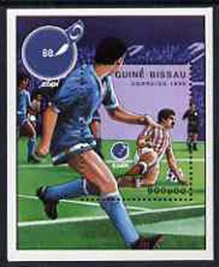 Guinea - Bissau 1988 Essen '88 Stamp Fair & European Football Championships, unmounted mint m/sheet, SG MS 1028, Mi BL 272