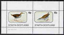 Staffa 1982 Birds #40 perf set of 2 values (40p & 60p) unmounted mint