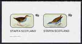 Staffa 1982 Birds #40 imperf set of 2 values (40p & 60p) unmounted mint