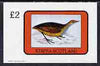 Staffa 1982 Birds #40 imperf deluxe sheet (£2 value) unmounted mint