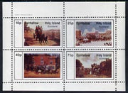 Eynhallow 1982 Paintings of Mail Coaches perf,set of 4 values (10p to 75p) unmounted mint