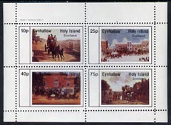 Eynhallow 1982 Paintings of Mail Coaches perf,set of 4 values (10p to 75p) unmounted mint
