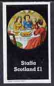 Staffa 1982 Fairy Tales (The Wedding Breakfast) imperf,souvenir Sheet (£1 value) unmounted mint