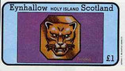 Eynhallow 1982 Hallmarks (London Leopard) imperf,souvenir sheet (£1 value) unmounted mint