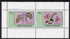 Staffa 1982 Flowers #11 (Wisteria & Honeysuckle) perf,set of 2 values (40p & 60p) unmounted mint