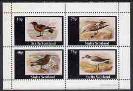 Staffa 1981 Sea Birds #03 perf,set of 4 values (10p to 75p) unmounted mint