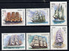 Russia 1981 Cadet Training Ships set of 6 unmounted mint, SG 5167-72, Mi 5112-17