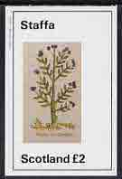 Staffa 1982 Herbs (Thyme of Candia) imperf,deluxe sheet (£2 value) unmounted mint