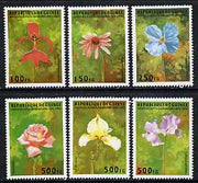 Guinea - Conakry 1995 Flowers complete unmounted mint set of 6 values, Mi 1548-53*