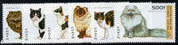 Guinea - Conakry 1996 Domestic Cats complete unmounted mint set of 6 values