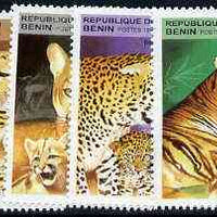 Benin 1995 Big Cats & Their Young complete set of 6, SG 1333-38,,Mi 704-09 unmounted mint*