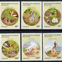 Benin 1995 Birds & Their Young complete set of 6, SG 1321-26, Mi 685-90 unmounted mint*