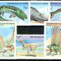 Benin 1996 Prehistoric Animals complete set of 6 unmounted mint, Mi 836-41*