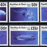 Benin 1996 Whales & Dolphins complete set of 6 unmounted mint, Mi 862-67*