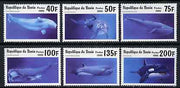 Benin 1996 Whales & Dolphins complete set of 6 unmounted mint, Mi 862-67*