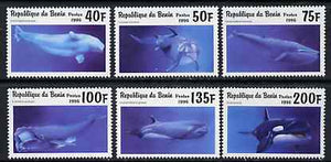 Benin 1996 Whales & Dolphins complete set of 6 unmounted mint, Mi 862-67*
