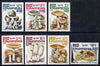 Kampuchea 1985 Fungi complete unmounted mint set of 7, SG 606-12, Mi 648-54*