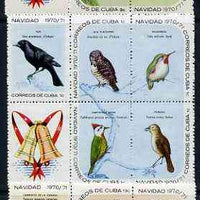 Cuba 1970 Christmas (Birds) complete set of 15 unmounted mint, SG 1810-15d, Mi 1644-58