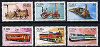 Cuba 1988 Railway Development complete set of unmounted mint, SG 3365-70, Mi 3221-26*