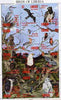 Liberia 1994 Birds sheetlet containing complete set of 12 values unmounted mint, Mi 1582-93