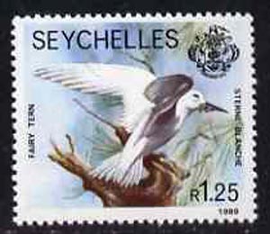 Seychelles 1981-91 White Tern 1r25 from def set unmounted mint, SG 489