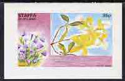 Staffa 1972 Flowers #01 - Harebells & Azalea 35p imperf souvenir sheet unmounted mint