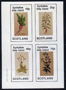 Eynhallow 1982 Vegetables (Raddish, Lettuce, etc) imperf set of 4 values (10p to 75p) unmounted mint