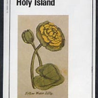 Eynhallow 1982 Flowers #07 (Water Lily) imperf deluxe sheet (£2 value) unmounted mint