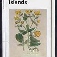 Bernera 1982 Violets (Strange V) imperf deluxe sheet (£2 value) unmounted mint