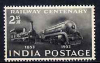 India 1953 Railway Centenary unmounted mint, SG 343
