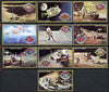 Umm Al Qiwain 1972 Apollo 15 perf set of 10, cto used, Mi 563-72*