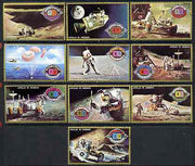 Umm Al Qiwain 1972 Apollo 15 perf set of 10, cto used, Mi 563-72*