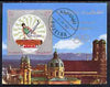 Fujeira 1971 Munich Olympics imperf m/sheet (Pommel Horse) cto used, Mi BL 53B